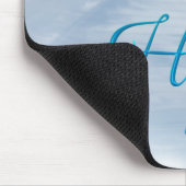 Das Leben ist ein Testament Himmel ist das Geschen Mousepad (Ecke)