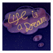 Das Leben ist ein Traumposter Poster (Vorderseite)
