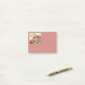 "Das Leben ist ein Wirbelwind-" Post-it Klebezettel (Auf Schreibtisch)