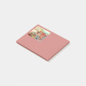 "Das Leben ist ein Wirbelwind-" Post-it Klebezettel (angewinkelt)