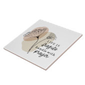 Das Leben ist ein zerbrechlicher Umgang mit den Bl Fliese (Seite)