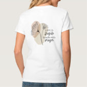 Das Leben ist ein zerbrechlicher Umgang mit den Bl T-Shirt (Rückseite)