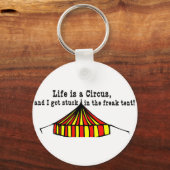 Das Leben ist ein Zirkus Schlüsselanhänger (Vorderseite)