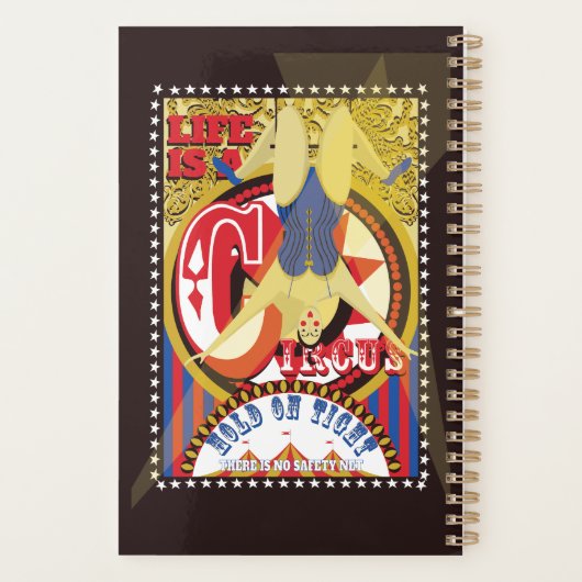 Das Leben ist ein Zirkus, Trapezkünstler unter der Planer (Rückseite)