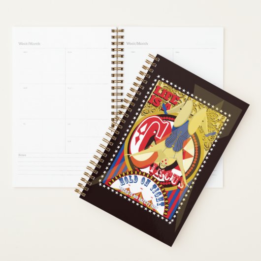 Das Leben ist ein Zirkus, Trapezkünstler unter der Planer (Anzeige)