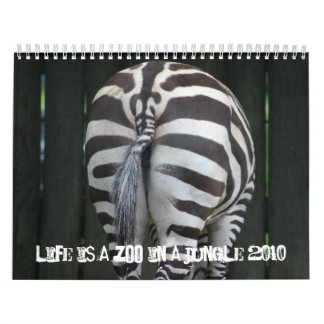 Das Leben ist ein Zoo in einem Dschungel-Kalender Kalender