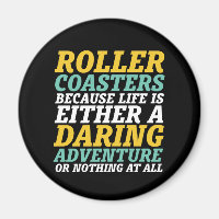 Das Leben ist eine abenteuerliche Rollercoaster-Fa