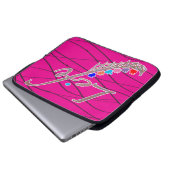 Das Leben ist eine Achterbahn Laptopschutzhülle (Vorne Knopf)