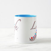 Das Leben ist eine Achterbahn Tasse (Zentrum)