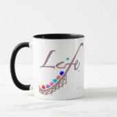 Das Leben ist eine Achterbahn Tasse (Links)
