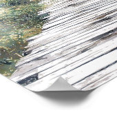 Das Leben ist eine Balance Inspiration Beach Szene Poster (Ecke)