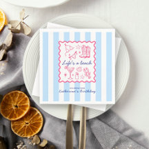 Das Leben ist eine Beach Summer Blue Geburtstagspa