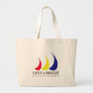 Das Leben ist eine Breeze™_Paint-The-Wind_Bora Jumbo Stoffbeutel
