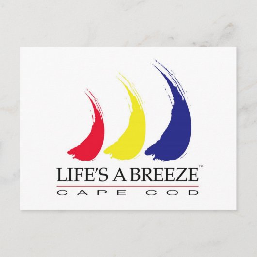 Das Leben ist eine Breeze™_Paint-The-Wind_Cape-Cod Postkarte (Vorderseite)