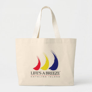 Das Leben ist eine Breeze™_Paint-The-Wind_Catali Jumbo Stoffbeutel
