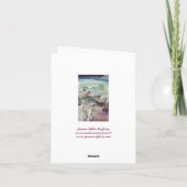 Das Leben ist eine große Leinwand Karte (Rückseite)