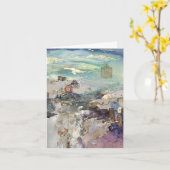 Das Leben ist eine große Leinwand Karte (Gelbe Blume)