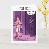 Das Leben ist eine gut geklappte Grußkarte Karte (Gelbe Blume)