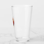 Das Leben ist eine Hexe, dann fliegst du Halloween Glas (Links)