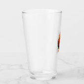 Das Leben ist eine Hexe, dann fliegst du Halloween Glas (Rechts)