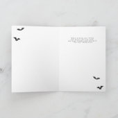 Das Leben ist eine Hexe und dann fliegt man. Karte (Innenseite)