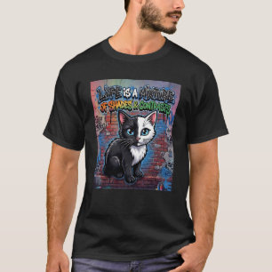 Das Leben ist eine Mischung aus Farben und Kontras T-Shirt