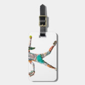 Das Leben ist eine Neigung Gepäckanhänger (Vorderseite vertikal)