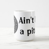 Das Leben ist eine Neigung Kaffeetasse (Mittel)