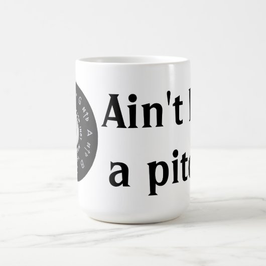 Das Leben ist eine Neigung Kaffeetasse (Mittel)