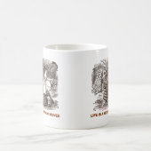 Das Leben ist eine Reihe strategischer Bewegungen. Kaffeetasse (Mittel)