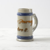 Das Leben ist eine Reise Bierglas (VorderseiteRechts)