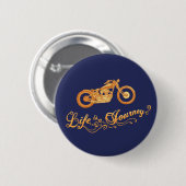 Das Leben ist eine Reise Button (Vorne & Hinten)