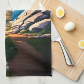 Das Leben ist eine Reise, die es zum Besten macht Geschirrtuch (Viertel Falte)