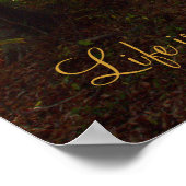 Das Leben ist eine Reise - ein Poster (Ecke)