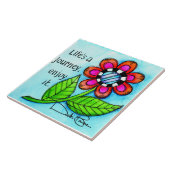 Das Leben ist eine Reise Fliese (Seite)