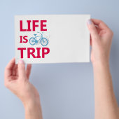 Das Leben ist eine Reise Flyer (Handgriff)