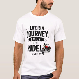 Das Leben Ist Eine Reise, Genieße Die Fahrt Motorr T-Shirt