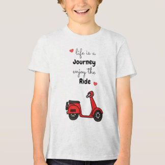 Das Leben ist eine Reise, genieße die Fahrt Tri-Blend Shirt