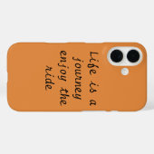 "Das Leben ist eine Reise genießen die Fahrt" IPho Case-Mate iPhone Hülle (Rückseite (Horizontal))