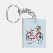 Das Leben ist eine Reise, genießen die Fahrt - Schlüsselanhänger (Vorderseite links)