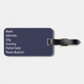 Das Leben ist eine Reise, genießen Sie das Segel Gepäckanhänger (Rückseite horizontal)