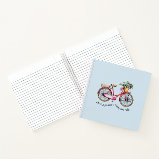 Das Leben ist eine Reise, geniessen Sie die Fahrt Notizblock (Innenseite)