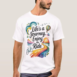 Das Leben ist eine Reise Genießen Sie die Reise In T-Shirt