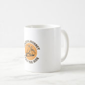 Das Leben ist eine Reise Genießen Sie die Reise Kaffeetasse (VorderseiteRechts)