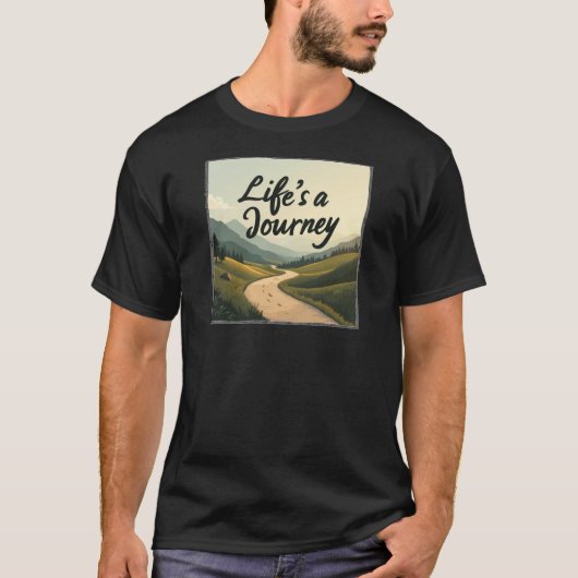 Das Leben ist eine Reise - Genießen Sie die Reise T-Shirt (Vorderseite)