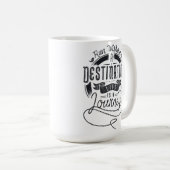 Das Leben ist eine Reise Kaffeetasse (VorderseiteRechts)