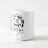 Das Leben ist eine Reise Kaffeetasse (Vorderseite Links)