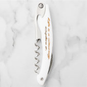 Das Leben ist eine Reise Kellnermesser (Vorderseite)