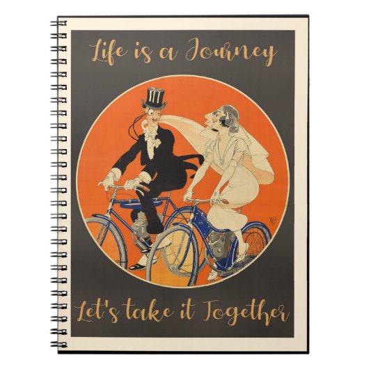 Das Leben ist eine Reise, Liebe, Notizblock (Vorderseite)