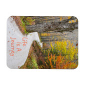 Das Leben ist eine Reise Magnet (Horizontal)